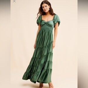Sundrenched Silky Maxi Dress